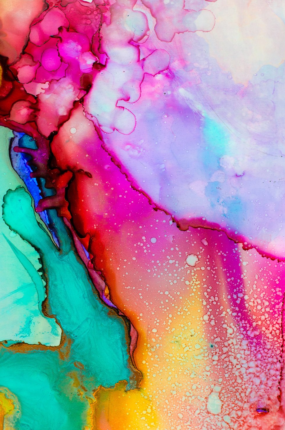 Colorful Watercolor Pattern for Background